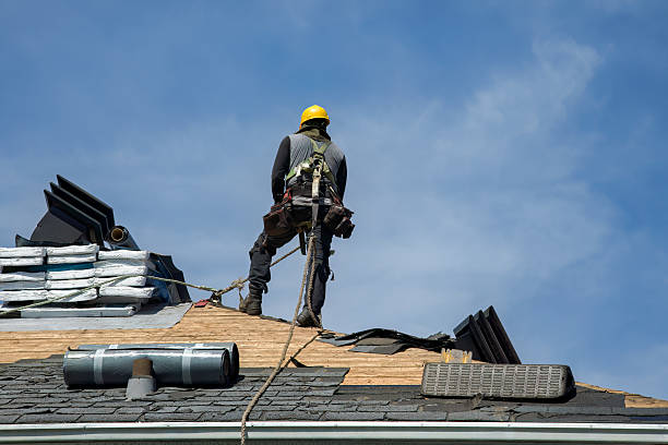 Professional Roof Installation technician working in Knox, NY